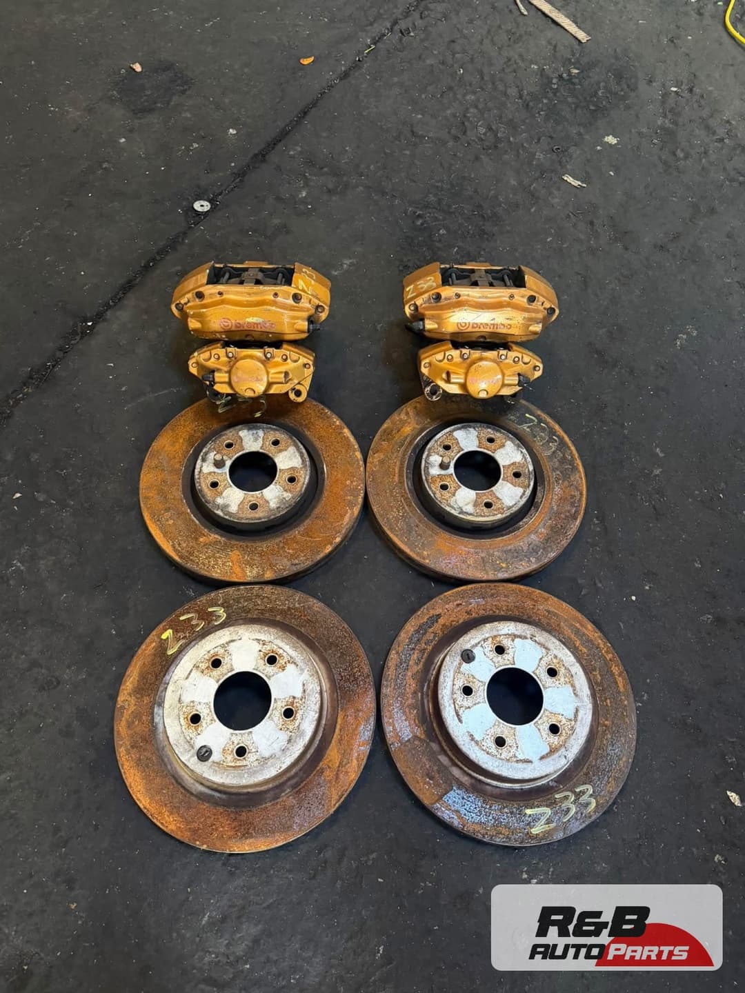 Brembos con discos Nissan 350Z